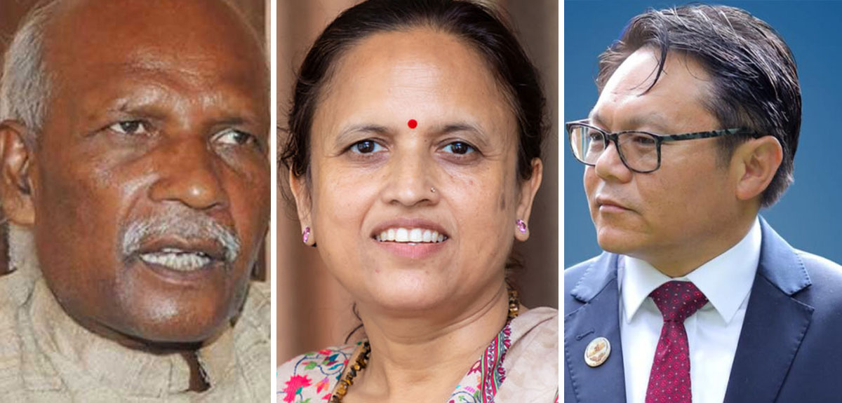 माओवादीबाट महिन्द्र यादव, सुदन किराती र रेखा शर्मा मन्त्री बन्दै